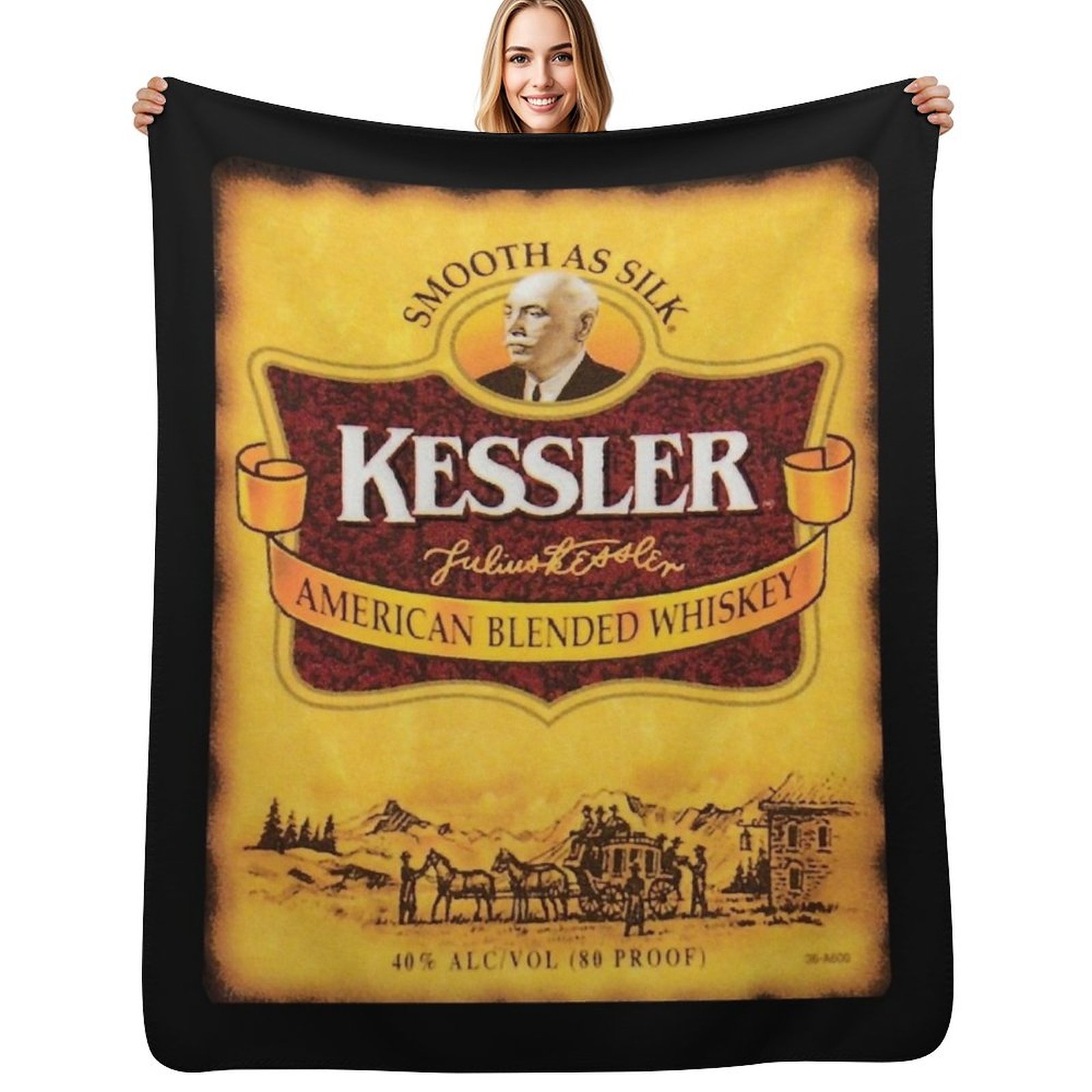 Home Decor Png - Kessler Vintage Classic T-Shirt.png Throw Blanket