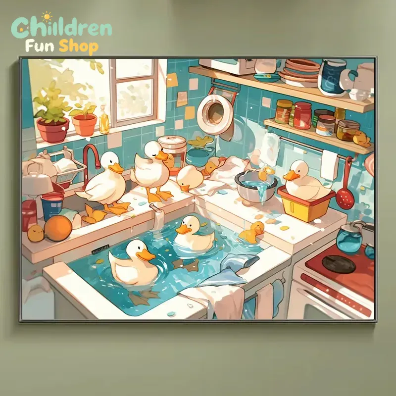 Home Decor Duck - Diamond Painting Animal Pattern The Duck