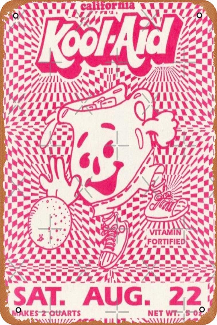 X Home Decor - Y2K KOOL AID FLYER Poster Metal