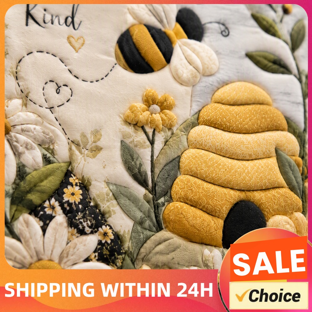 Home Decor Handmade - Bee Themed DIY Fabric Art Kit