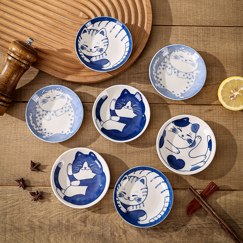 Ceramic Trinket Dish - Japanese Style Ceramic Dessert Sauce Dish