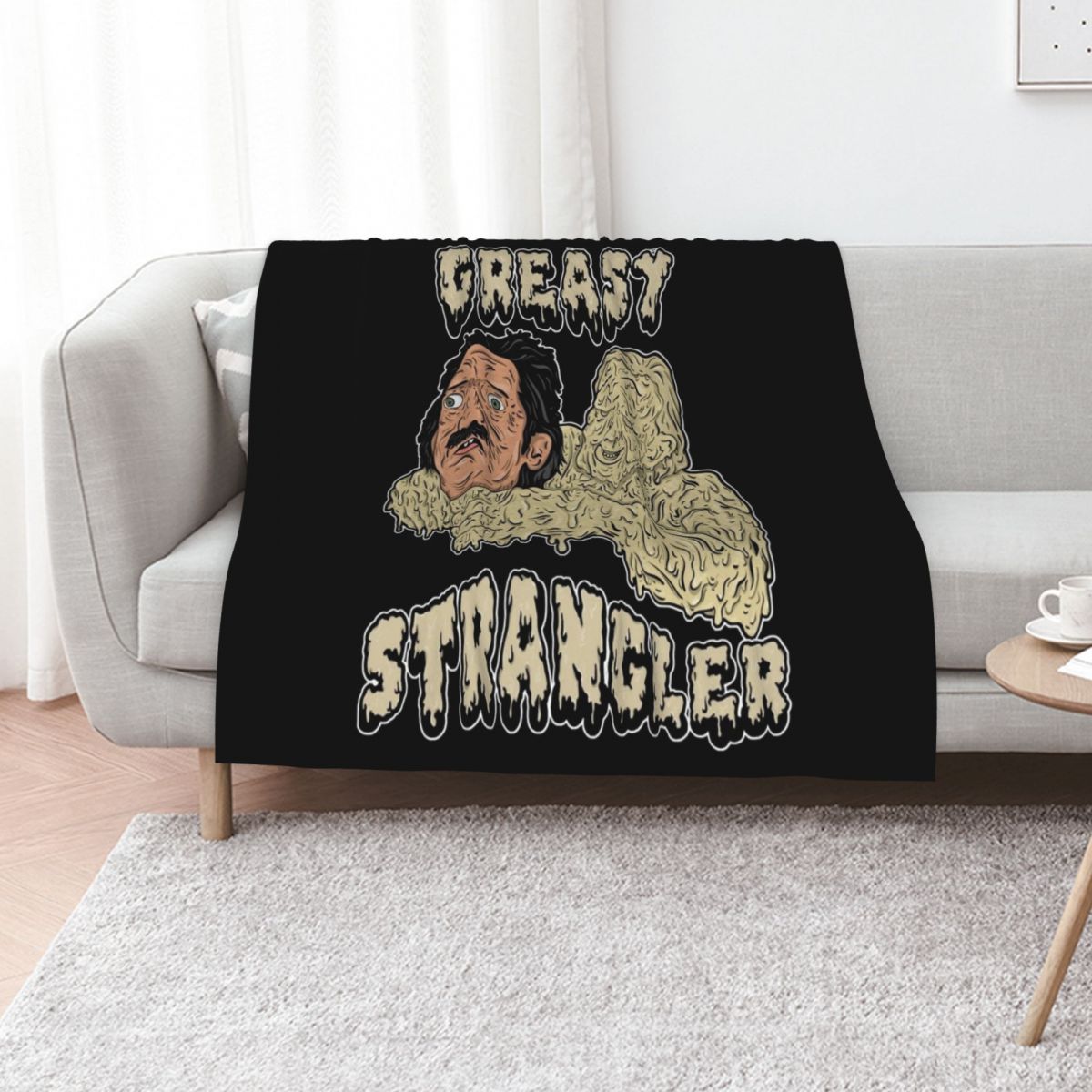 Home Decor Png - the greasy strangler Essential T-Shirt.png Throw