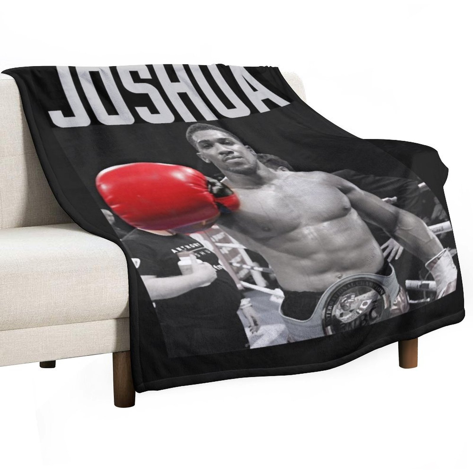 Home Decor Png - Anthony Joshua Classic T-Shirt.png Throw Blanket