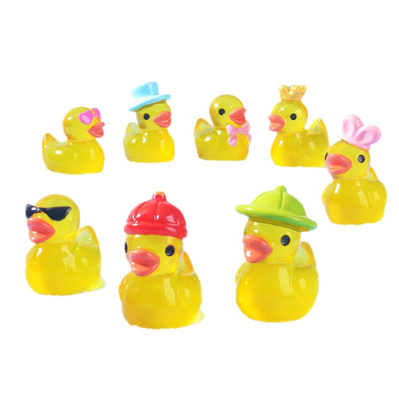 Mini Yellow Luminous Duck Orna - огляд і ціна Home Decor Zen