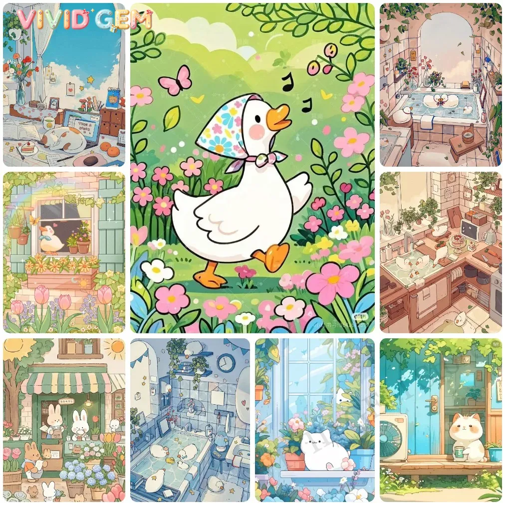 VIVID GEM Cute Cartoon Animals - огляд і ціна Home Decor Duck