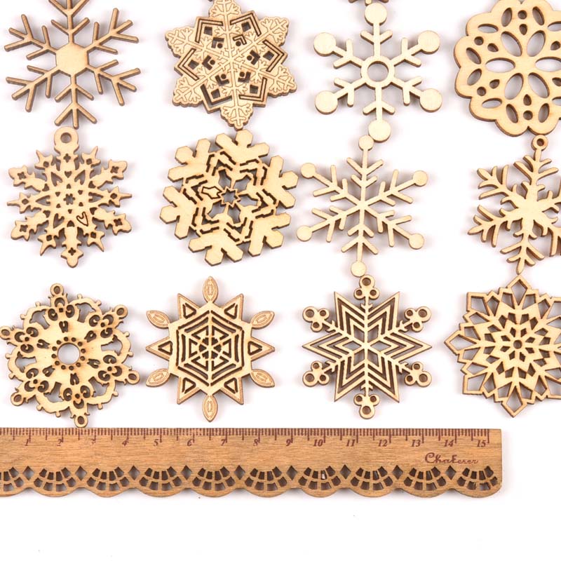 10pcs mix christmas snowflake  - огляд і ціна Home Decor Scrap