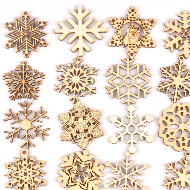 10pcs mix christmas snowflake  - огляд і ціна Home Decor Scrap