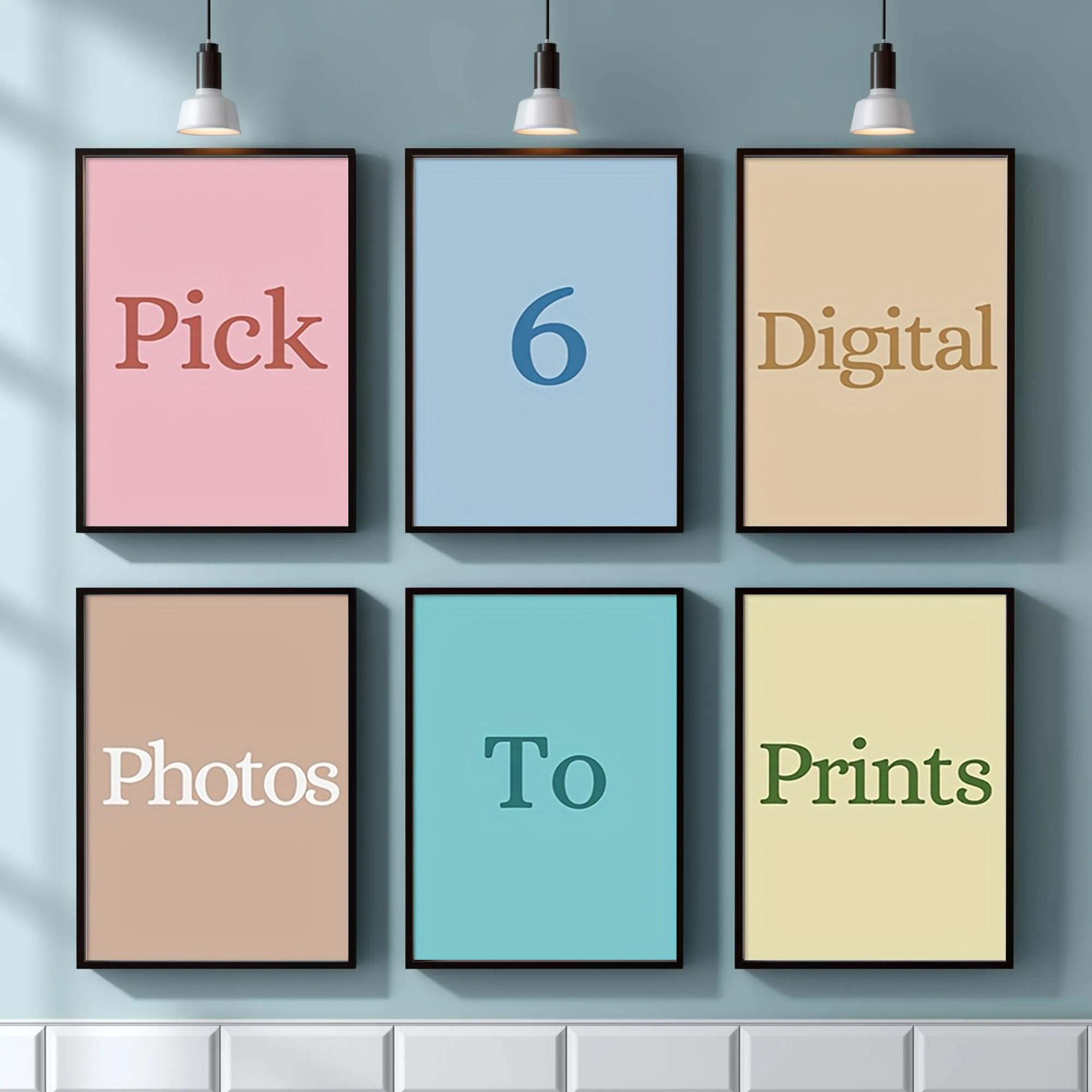 4/5/6pcs Custom Canvas Printin - огляд і ціна Home Decor Foto