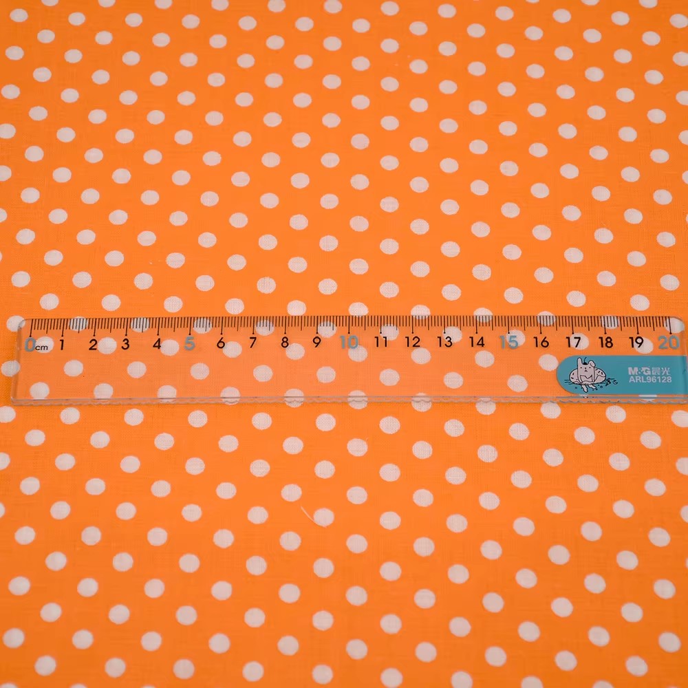 50X150CM White Orange Polka Do - огляд і ціна Home Decor Scrap