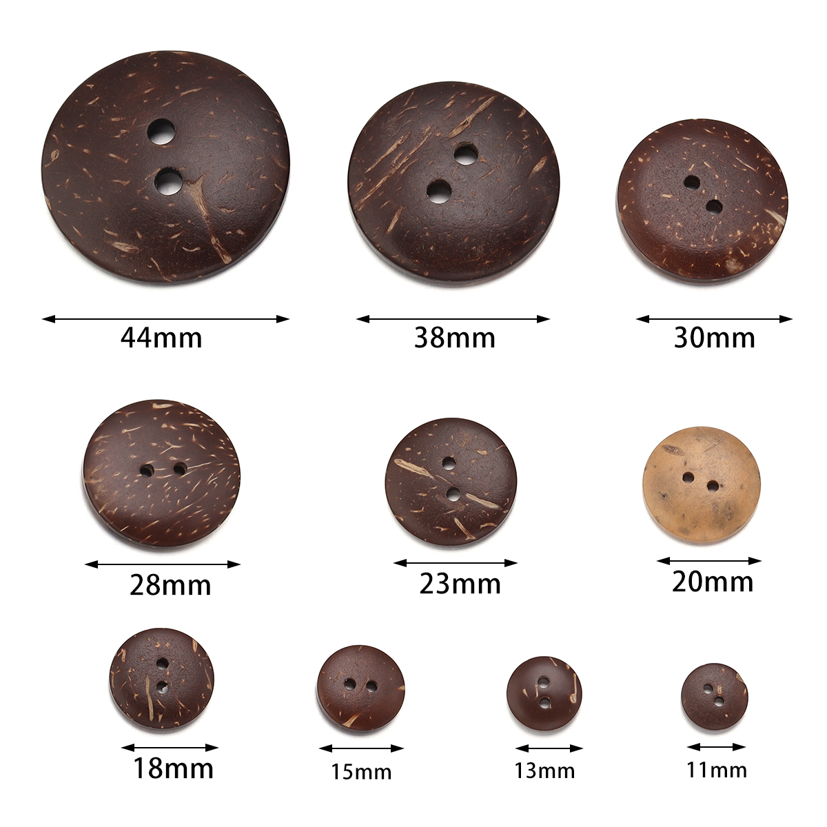 10-100Pcs Natural Coconut Shel - огляд і ціна Home Decor Handmade