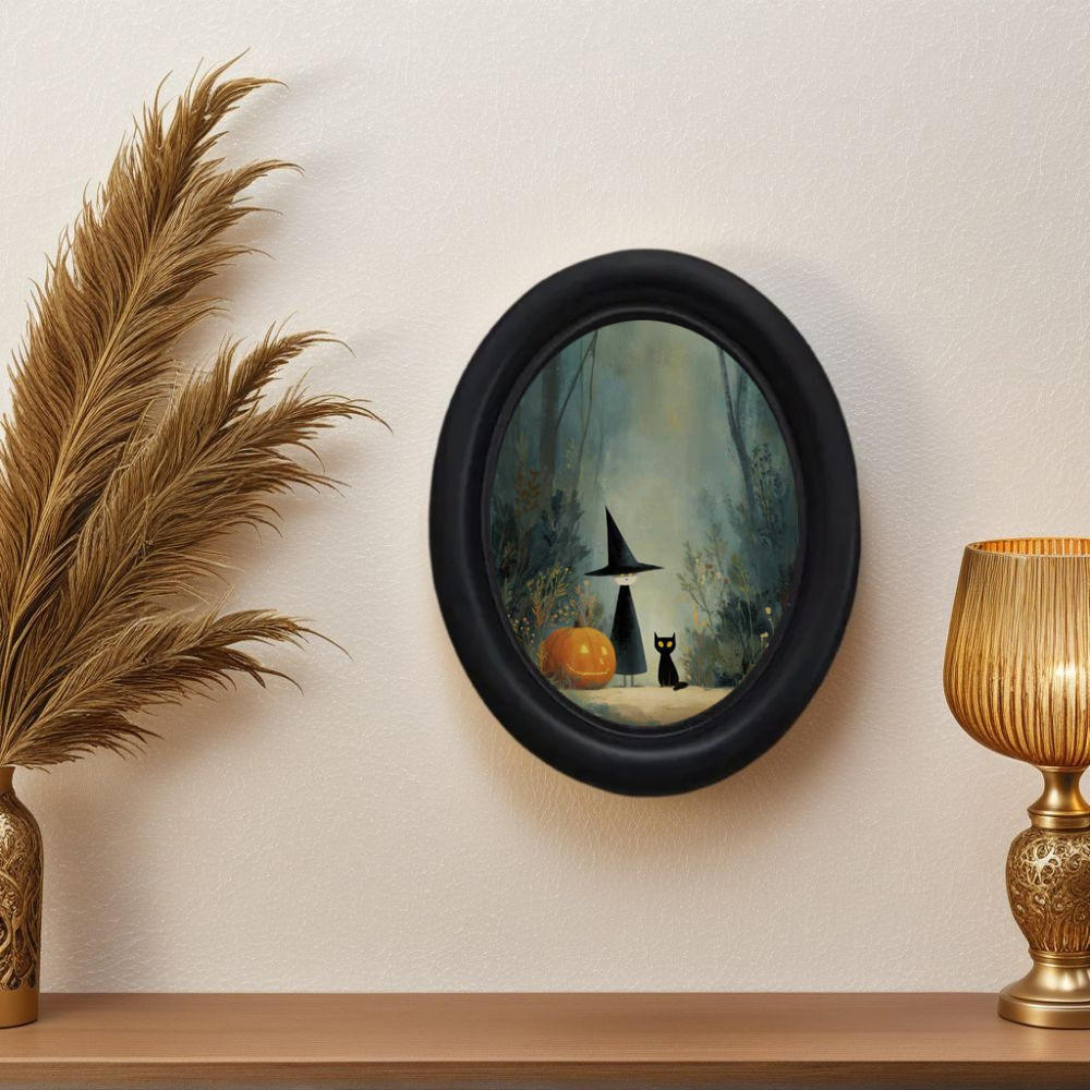 A 3D Vintage Halloween Witch a - огляд і ціна Home Decor Scrap