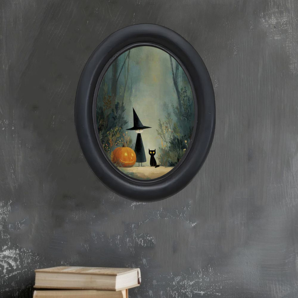 A 3D Vintage Halloween Witch a - огляд і ціна Home Decor Scrap
