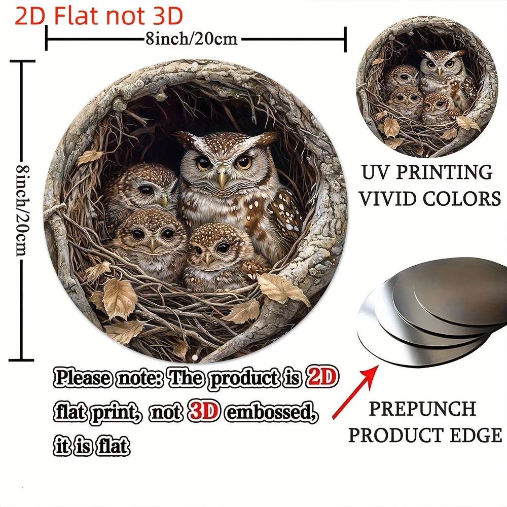 Vintage Metal Owl Family Wall  - огляд і ціна X Home Decor