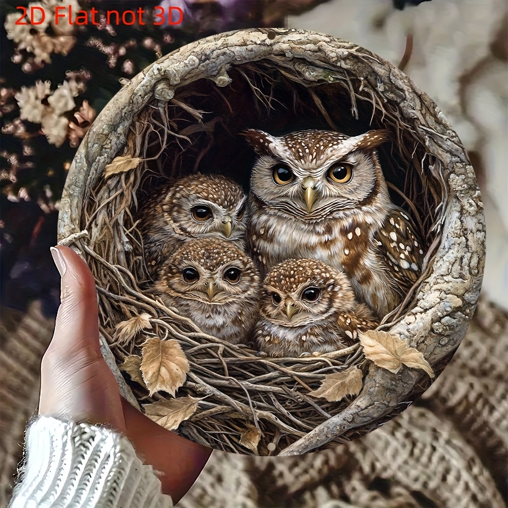 Vintage Metal Owl Family Wall  - огляд і ціна X Home Decor