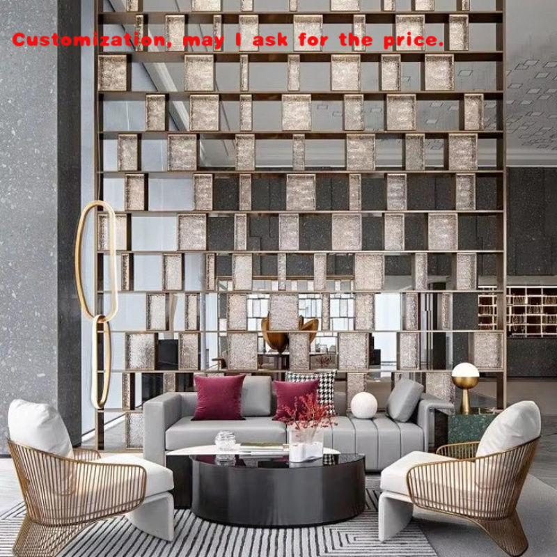 custom.Modern Stainless Steel  - огляд і ціна Room Divider Screen
