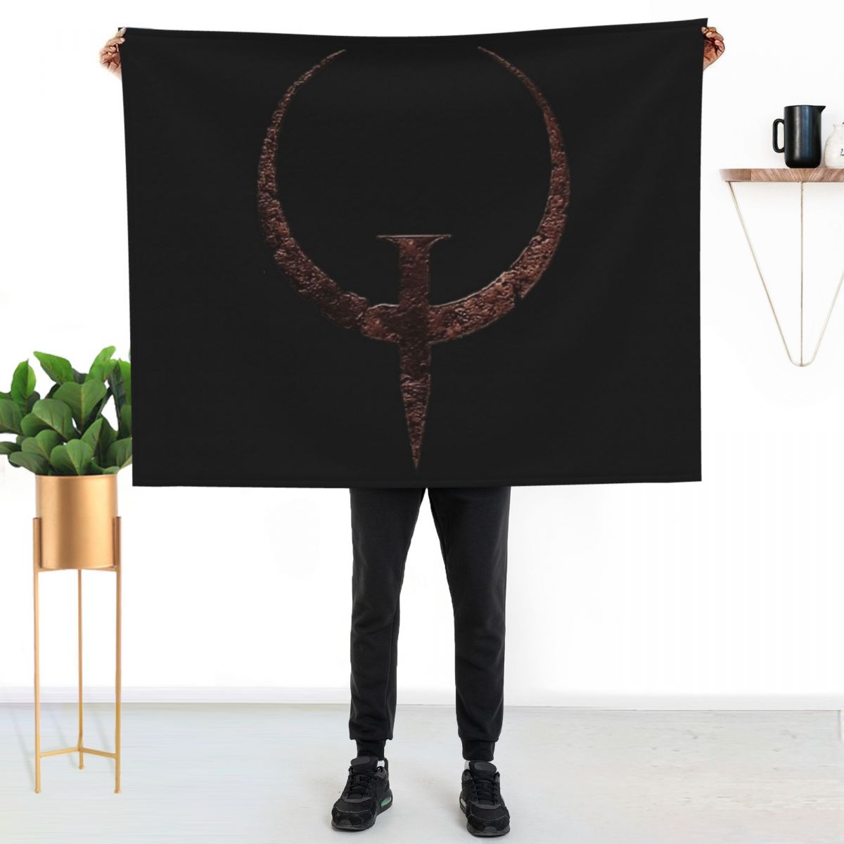 Quake 1 Logo Essential T-Shirt - огляд і ціна Home Decor Png