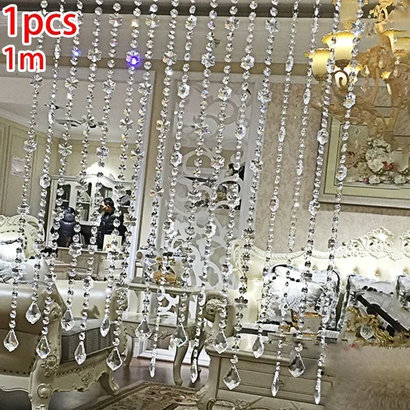 Crystal Glass Bead Curtain Dra - огляд і ціна Room Divider Screen