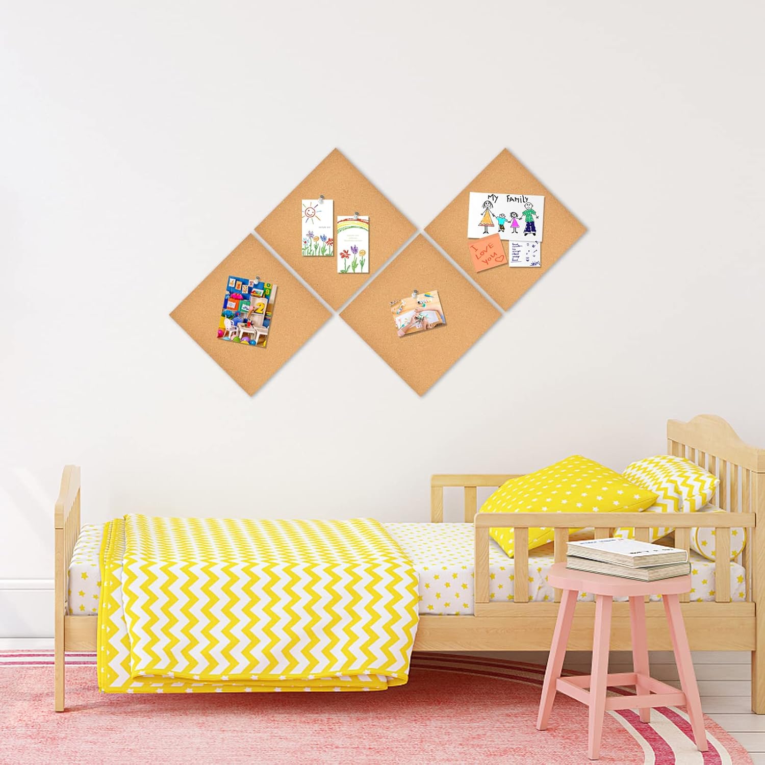 2/4/6 Pieces of Square Cork Bo - огляд і ціна X Home Decor