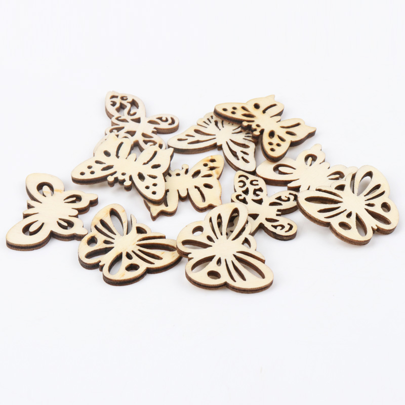 Natual Butterfly Pattern Woode - огляд і ціна Home Decor Scrap