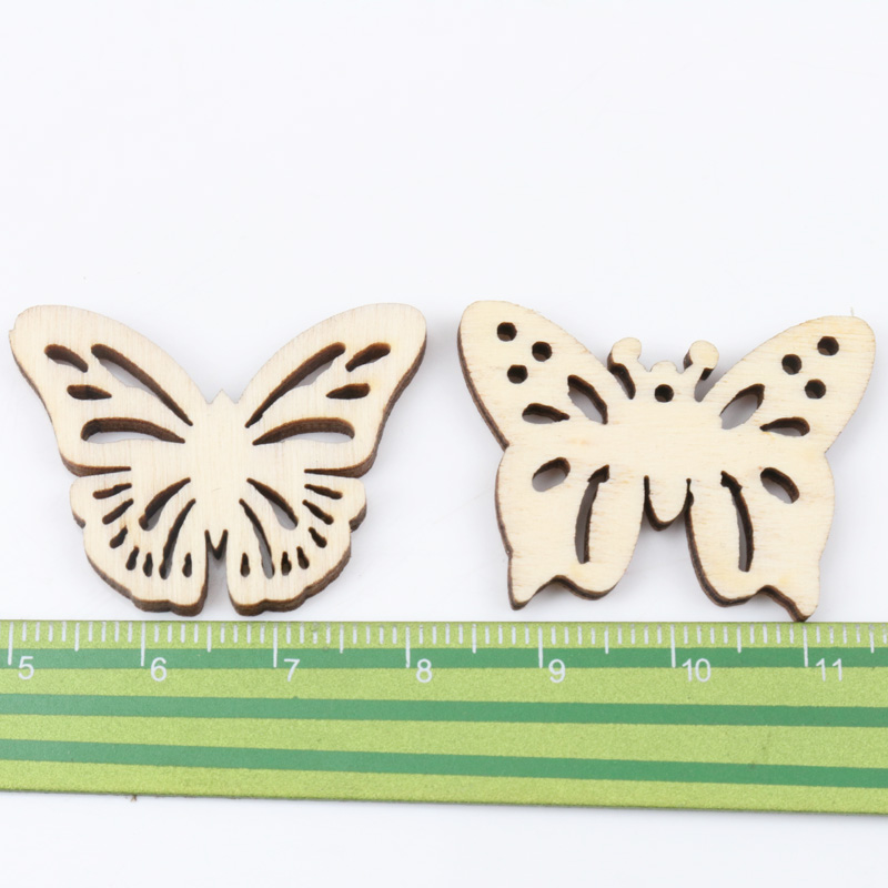 Natual Butterfly Pattern Woode - огляд і ціна Home Decor Scrap
