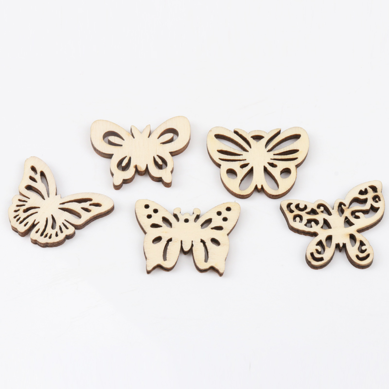 Natual Butterfly Pattern Woode - огляд і ціна Home Decor Scrap