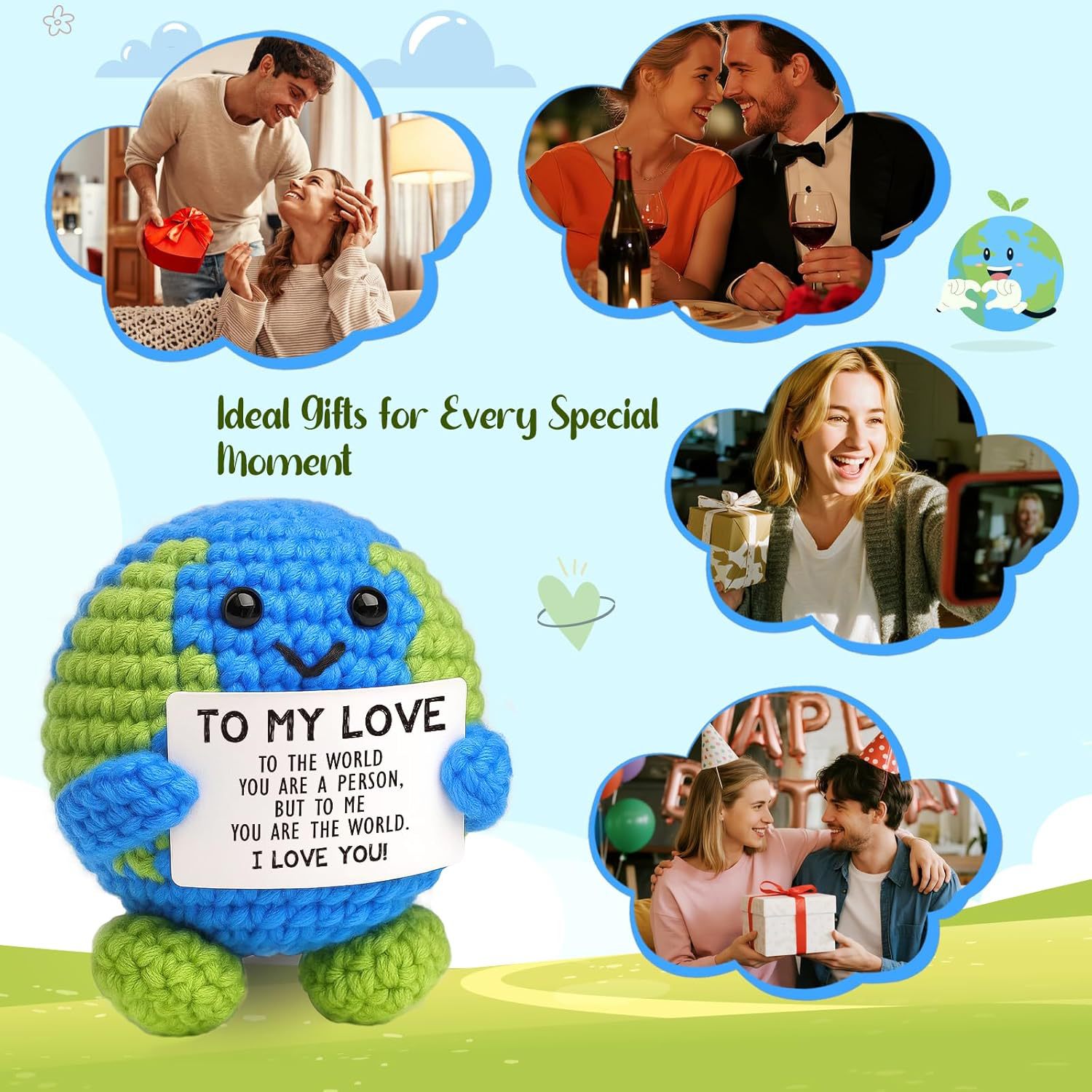 Positive Energy Crochet Earth  - огляд і ціна Home Decor Duck