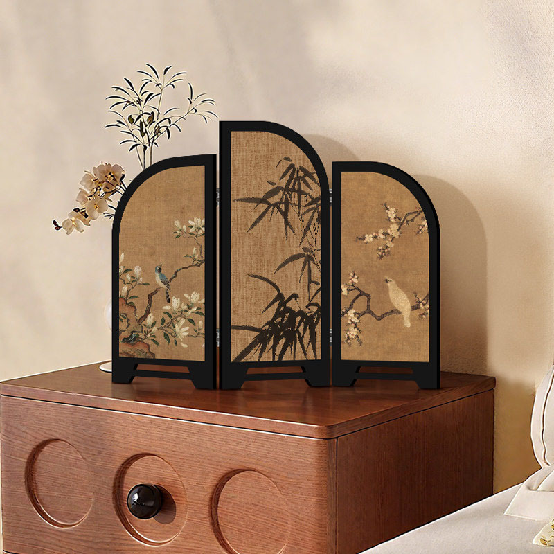Chinese Style Mini Folding Scr - огляд і ціна Room Divider Screen