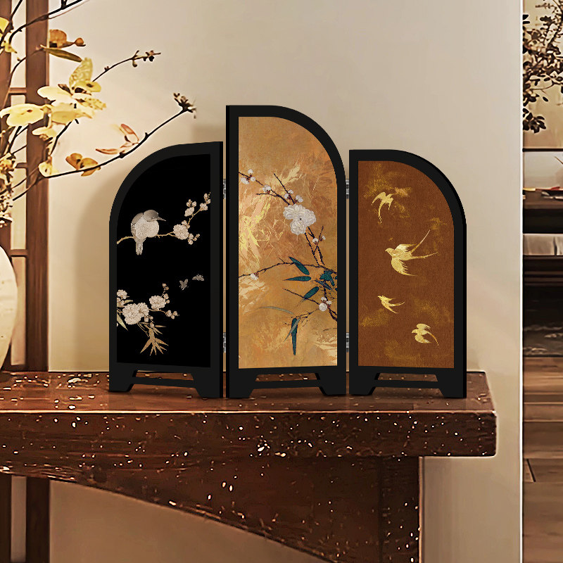 Chinese Style Mini Folding Scr - огляд і ціна Room Divider Screen