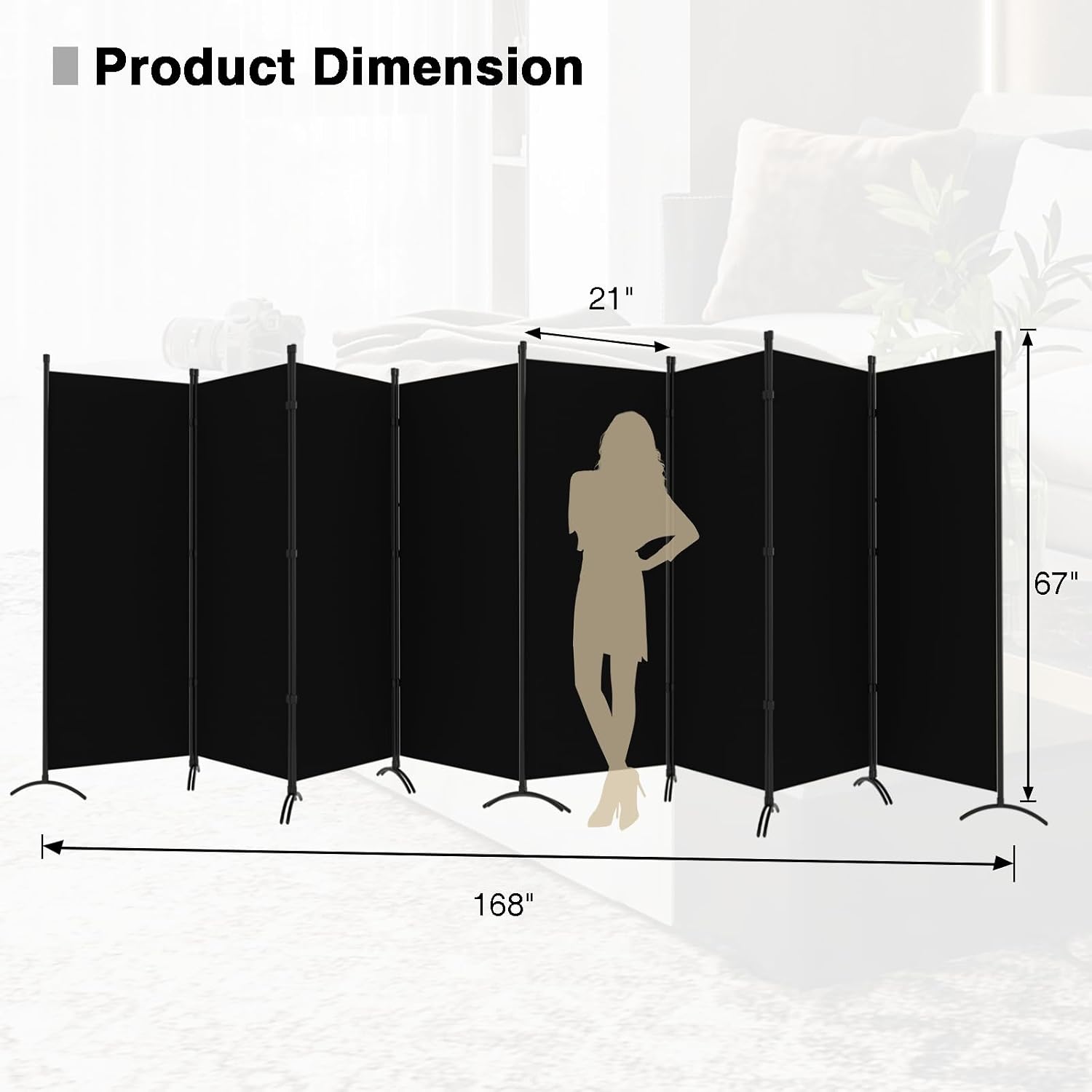 Room Divider-Folding Privacy S - огляд і ціна Room Divider Screen