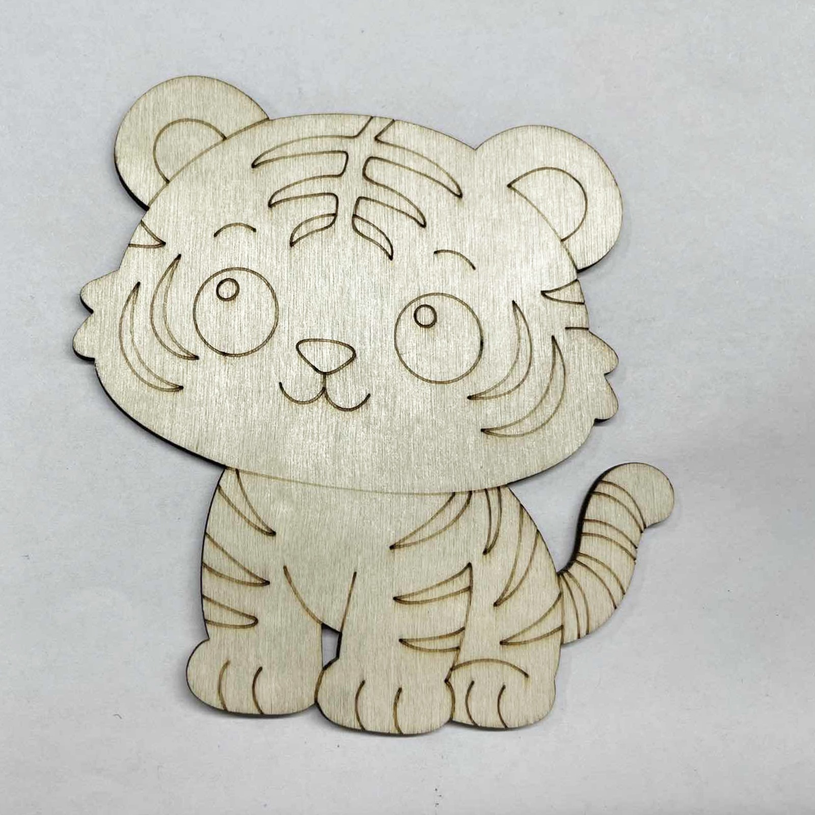 10 Pcs/set Tiger Animal Unfini - огляд і ціна Home Decor Handmade