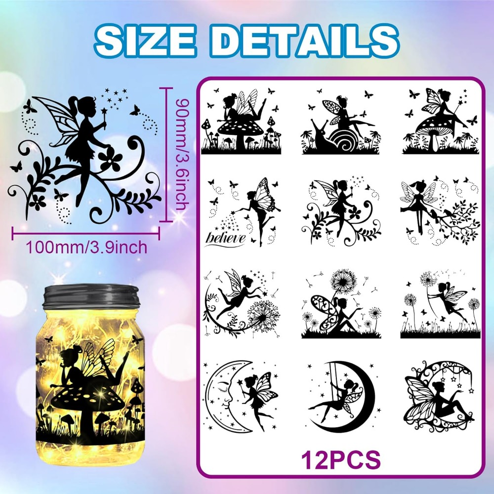 Elf Silhouette Jar Cutouts Pap - огляд і ціна Home Decor Scrap