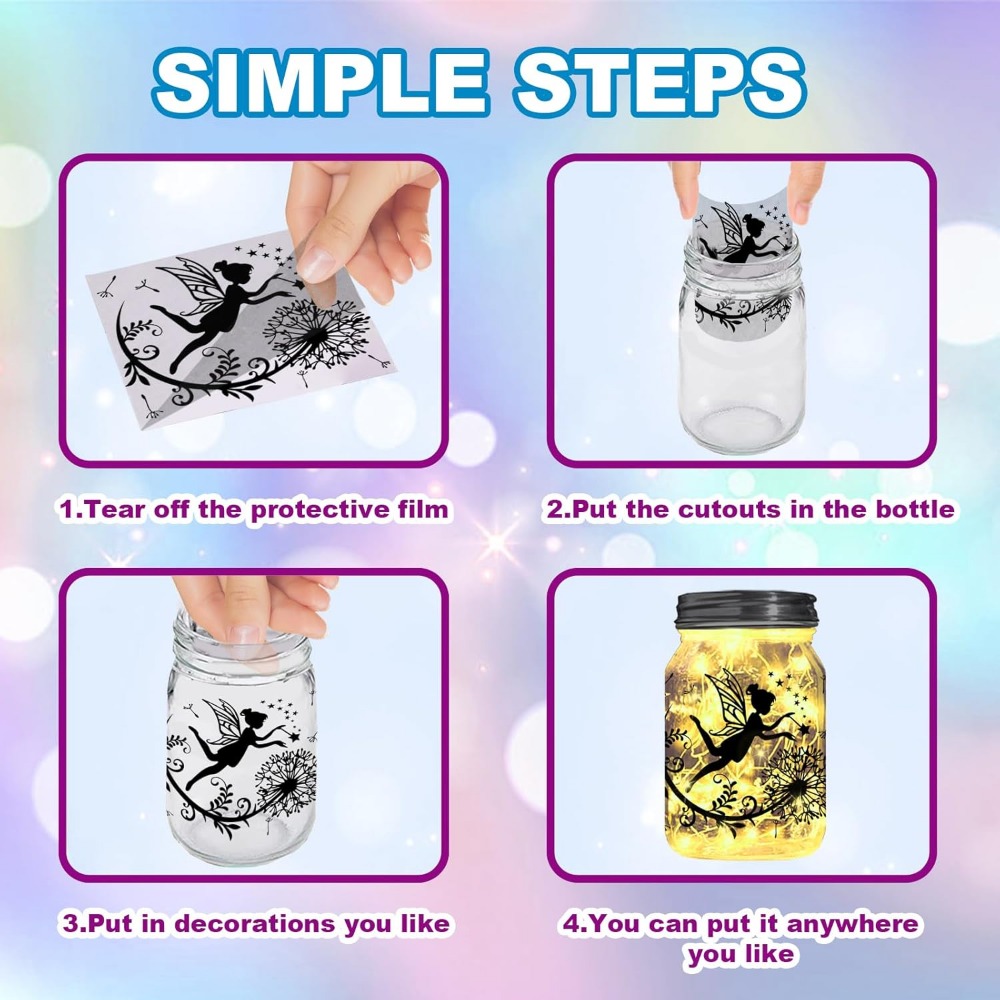 Elf Silhouette Jar Cutouts Pap - огляд і ціна Home Decor Scrap
