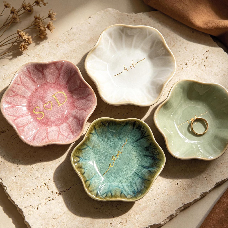 Personalized Ceramic Ring Dish - огляд і ціна Ceramic Trinket Dish