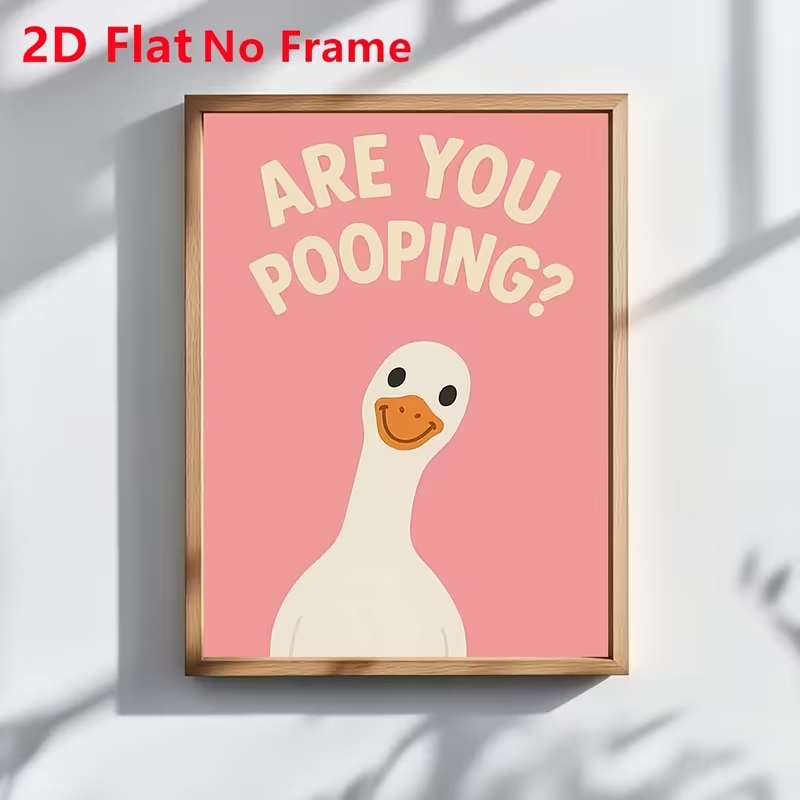 Modern Pink Are You Pooping Qu - огляд і ціна Home Decor Duck