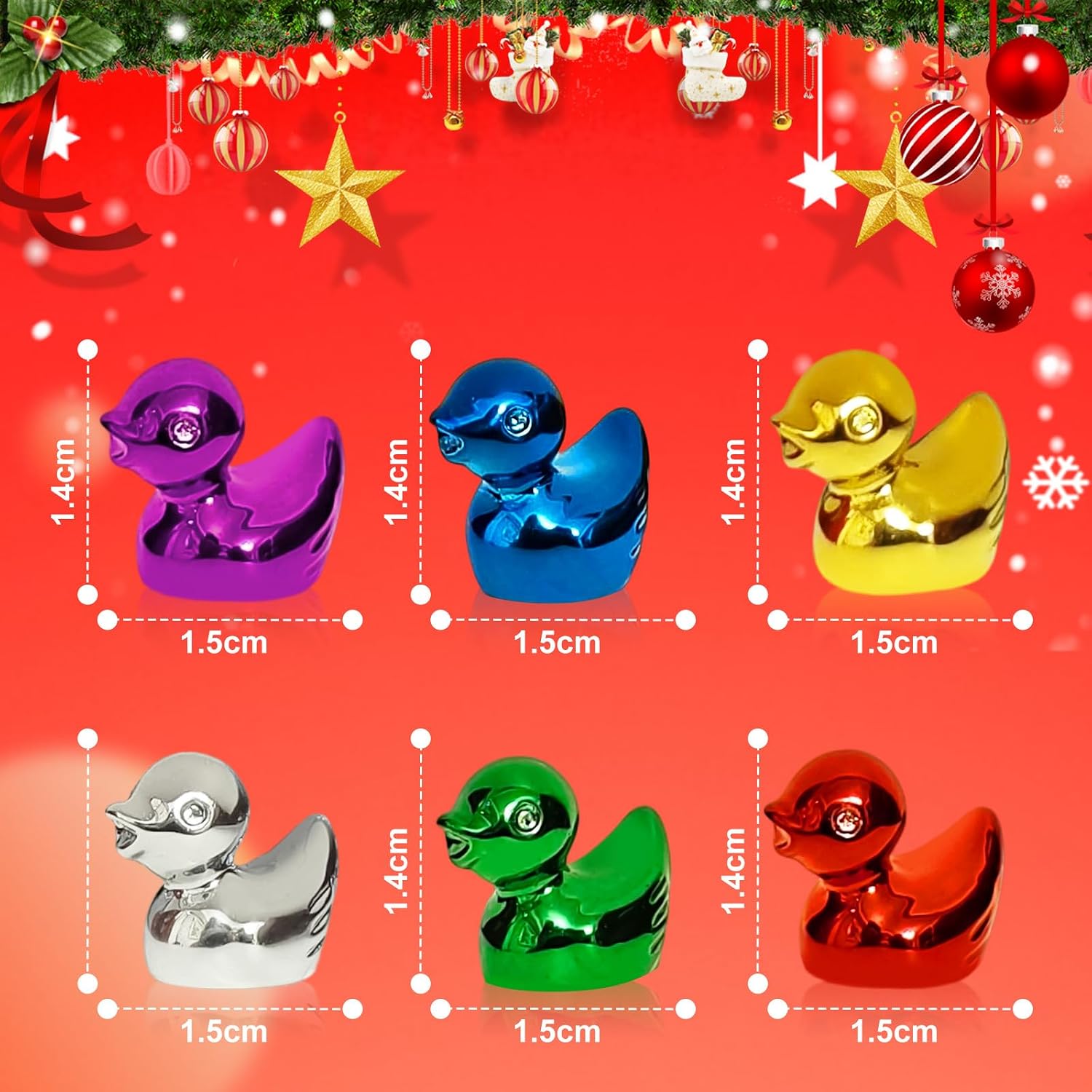 40pcs Mini Colorful Electropla - огляд і ціна Home Decor Duck