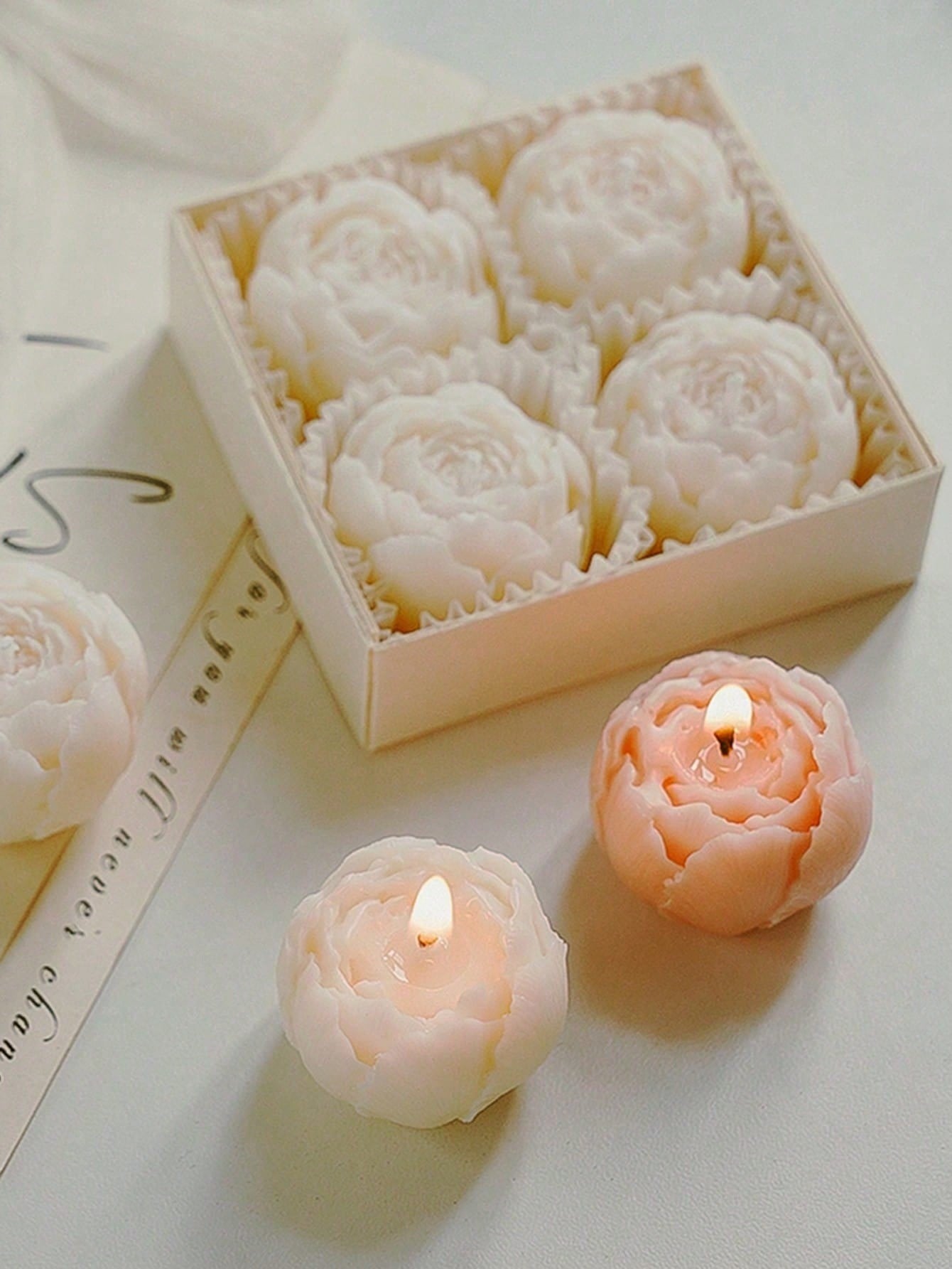 4pcs/Box Rose Scented Soy Wax  - огляд і ціна Home Decor Handmade