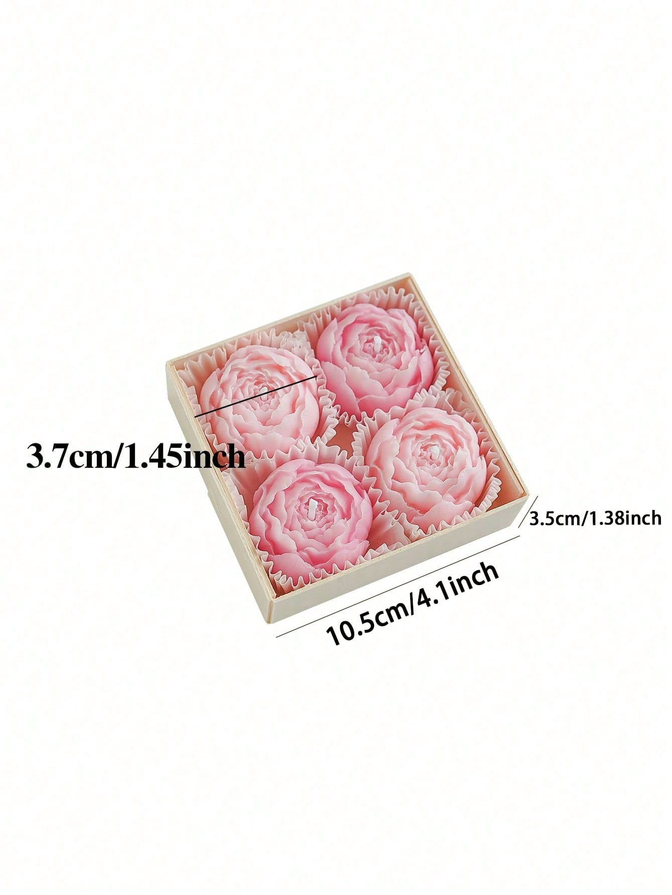 4pcs/Box Rose Scented Soy Wax  - огляд і ціна Home Decor Handmade