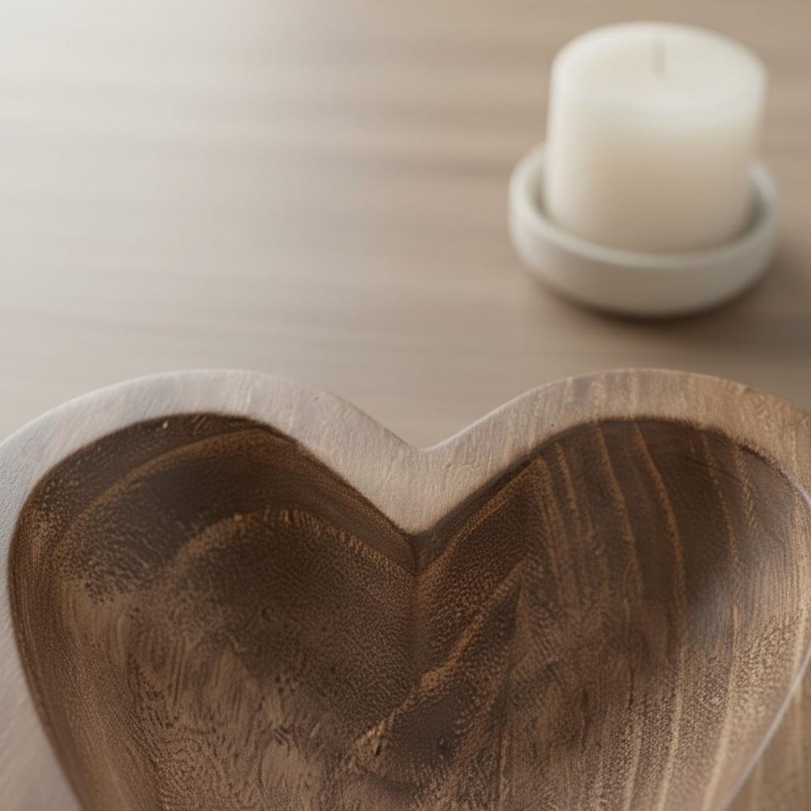 Heart Shaped Wooden Bowl Handm - огляд і ціна Home Decor Handmade