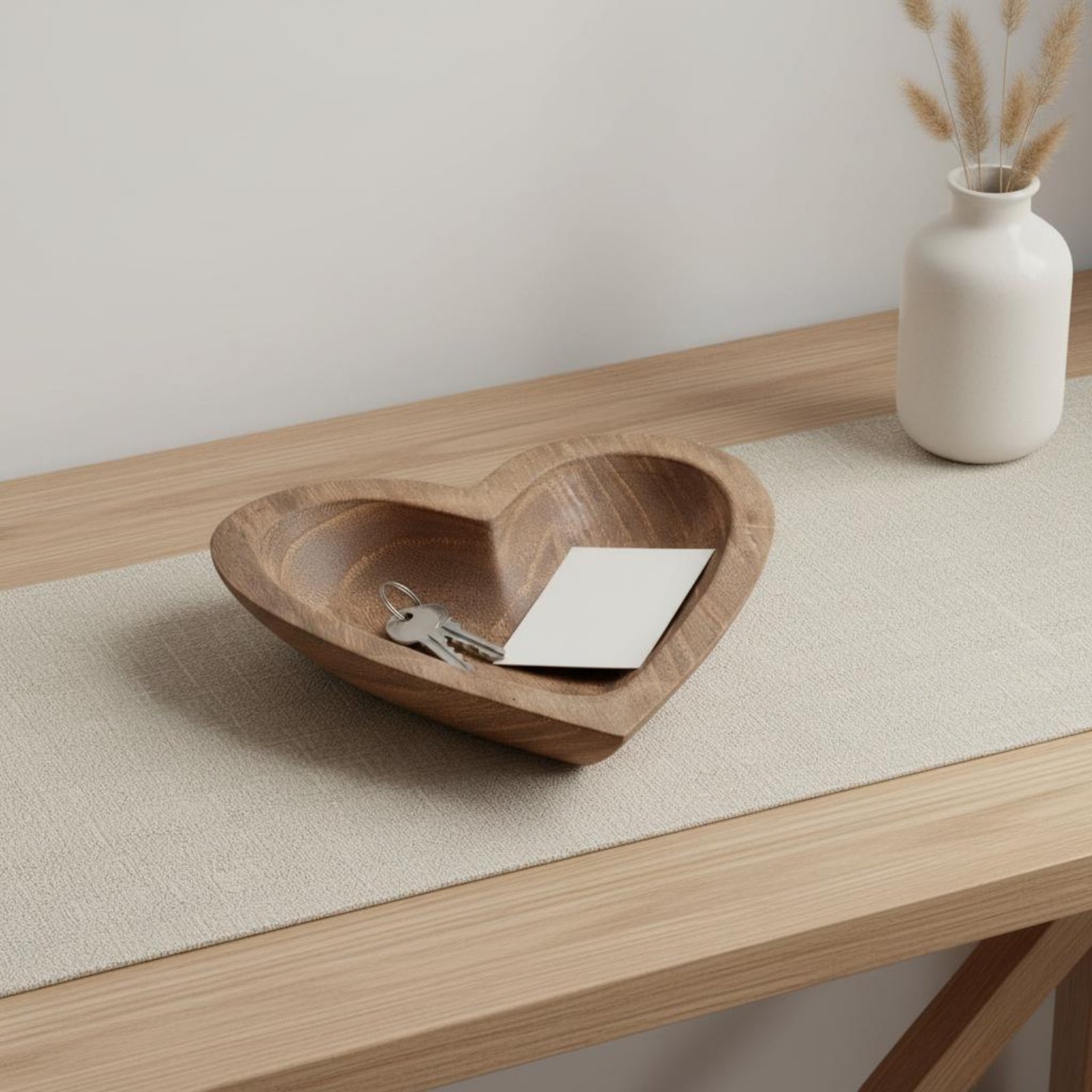Heart Shaped Wooden Bowl Handm - огляд і ціна Home Decor Handmade