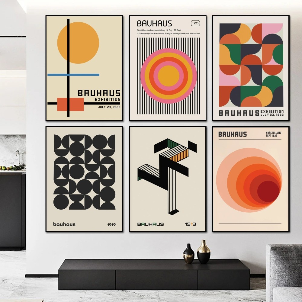 （2D Tin painting）Bauhaus Geome - огляд і ціна Home Decor Scrap