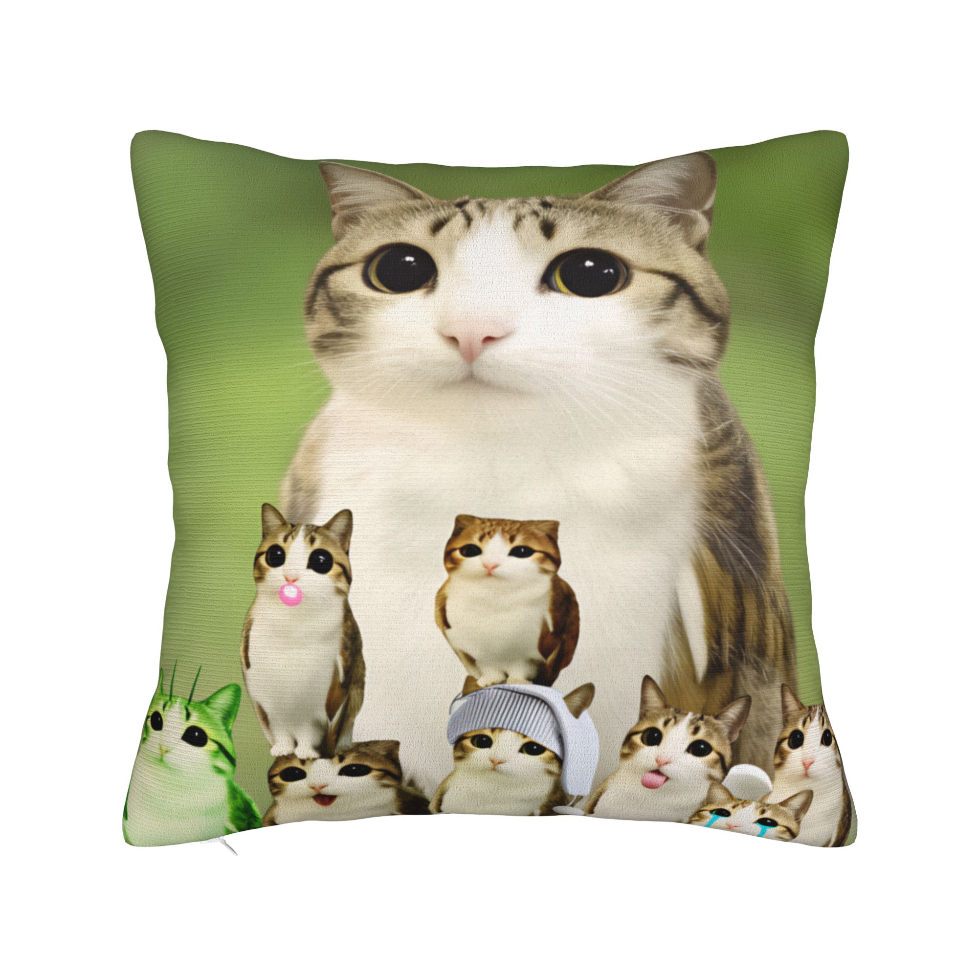 Pillow Cover Funny Meowl Cat F - огляд і ціна Home Decor Png