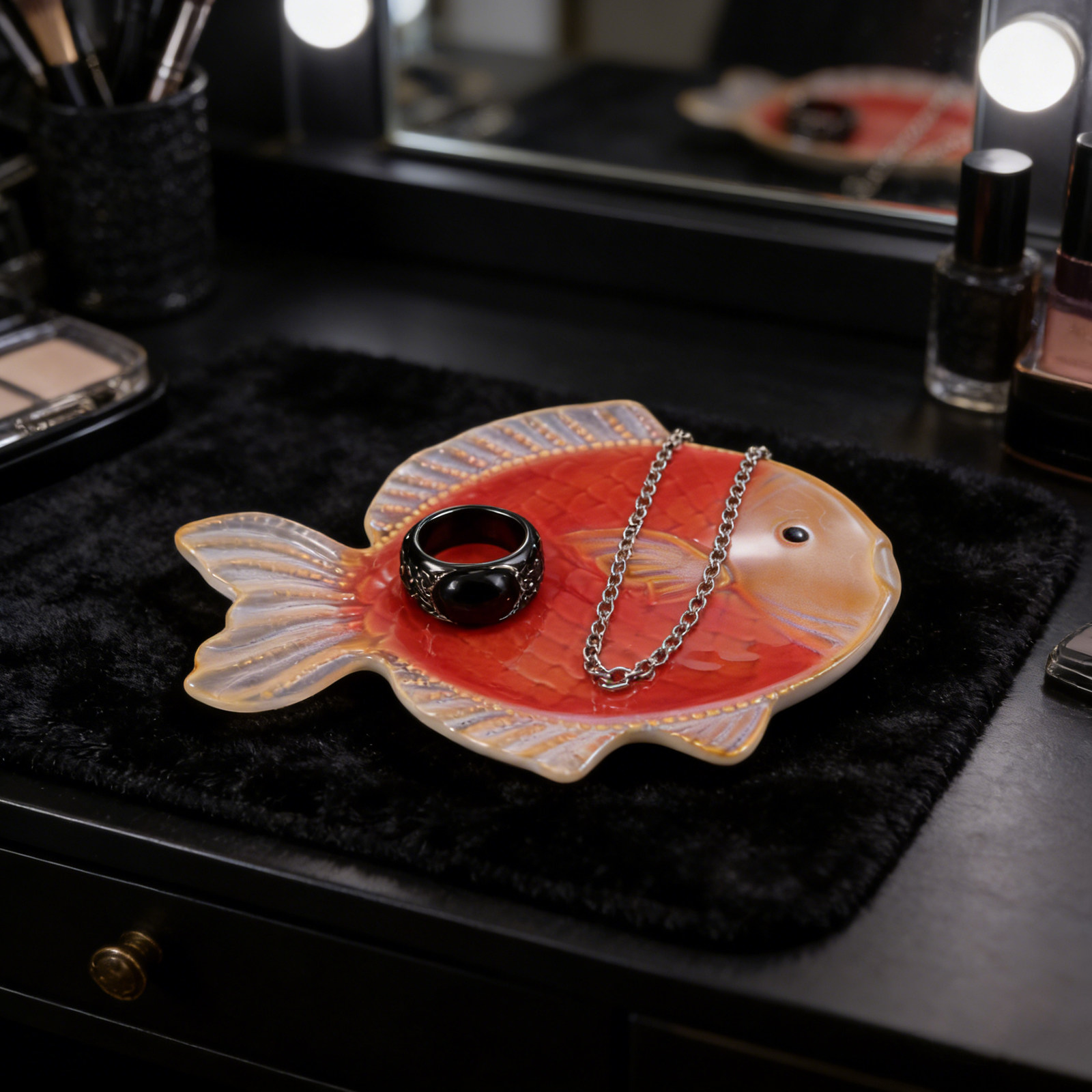 1 Fish Shape Ceramic Jewelry H - огляд і ціна Ceramic Trinket Dish