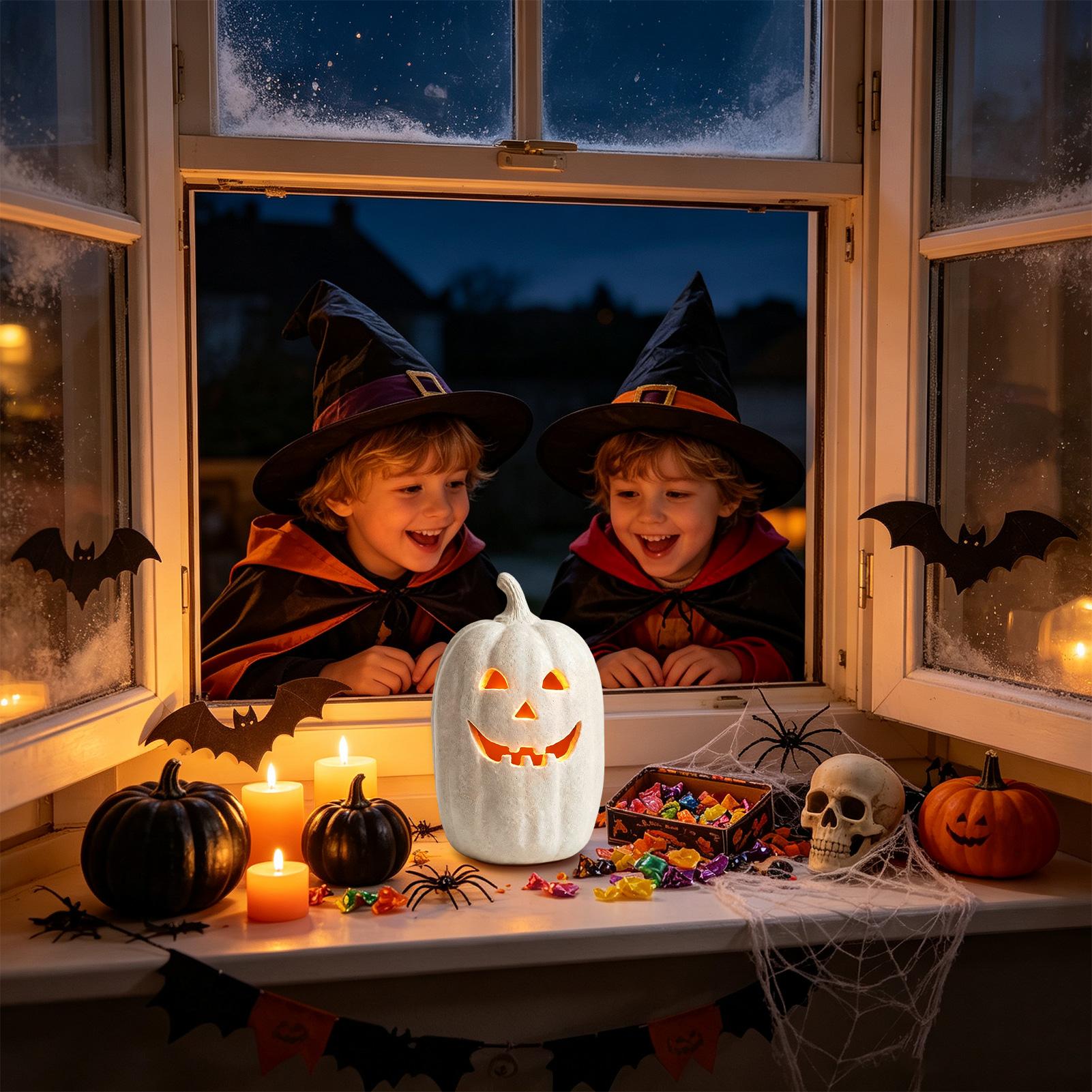 Halloween Pumpkin Decor Resin  - огляд і ціна Home Decor Handmade