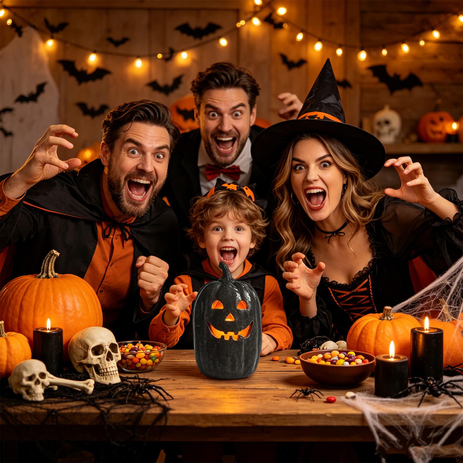 Halloween Pumpkin Decor Resin  - огляд і ціна Home Decor Handmade